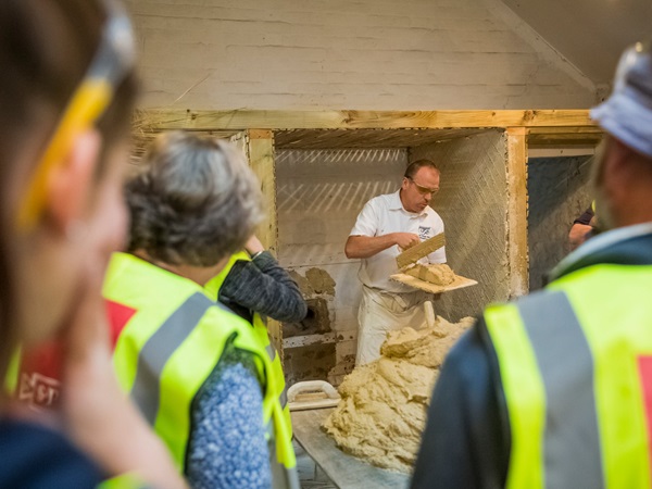  Skilled craftsman demonstrating his skill at the Heritage & Rural Skills Centre